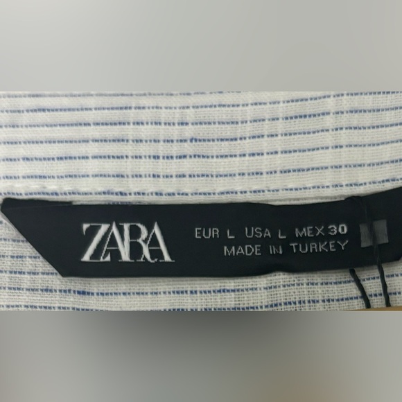 Zara Striped Blouse - Picture 8 of 9